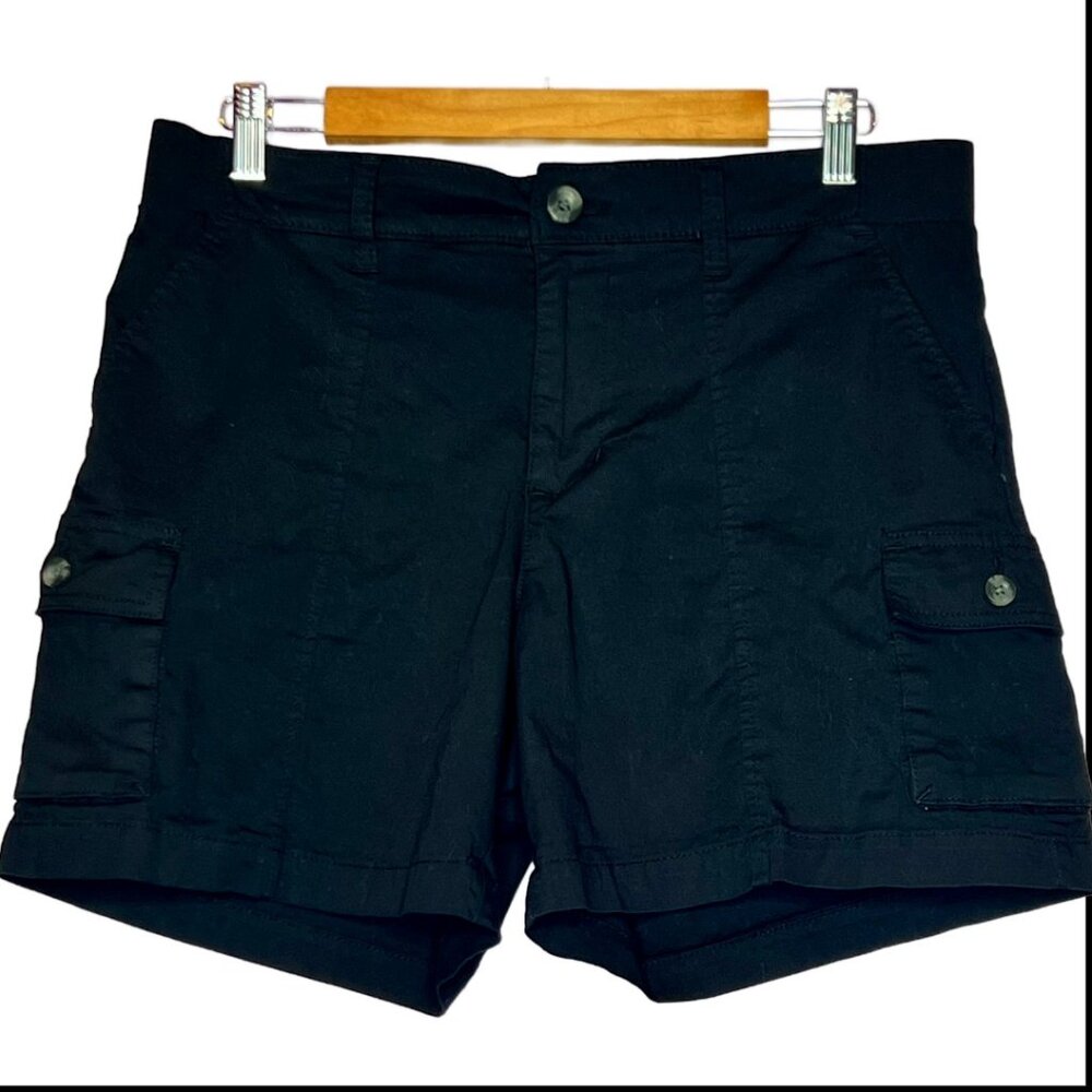 Women's Lee® Ultra Lux FLEX TO GO Cargo Shorts Black Sz 12